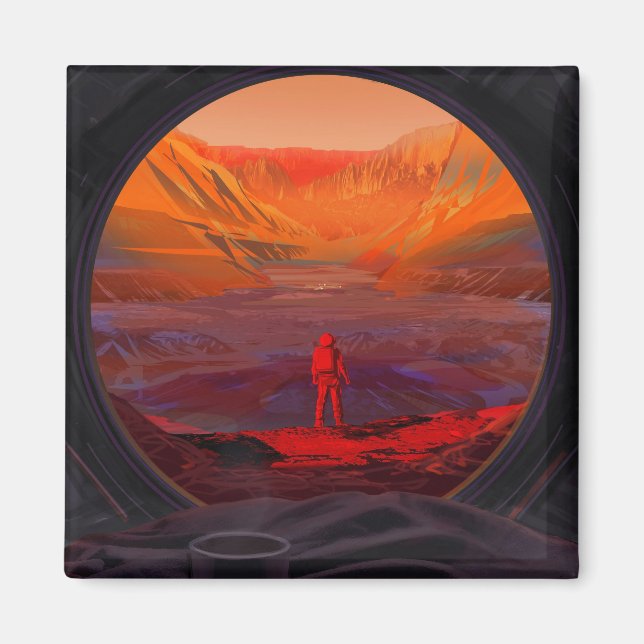 Imã Astronauta Em Marte (Frente)