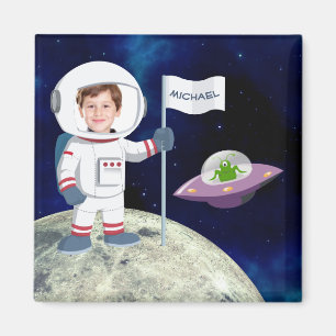Imã Astronauta feito sob encomenda da foto na lua