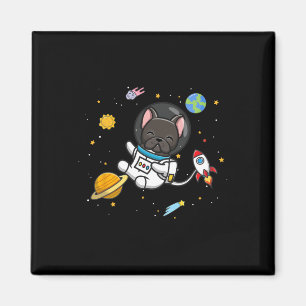 Imã Astronauta Francês para Bulldog