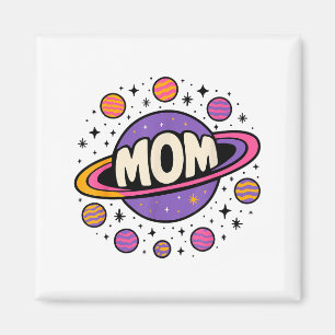 Imã Astronauta Mãe Sistema Solar Planetas Dia das Mães