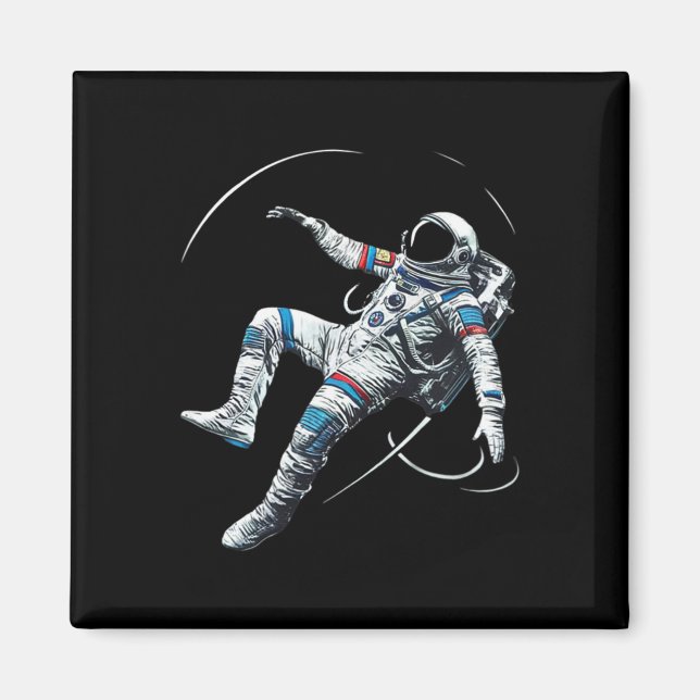 Imã Astronauta Muay Tailandês Boxando Karate Kickboxin (Frente)