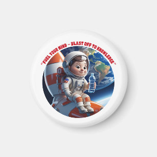 Imã "Astronauta Rocket Magnet