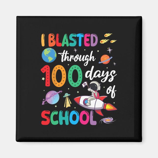 Imã Astronauta Roqueteiro Que Eu Explodi Por 100 Dias (Frente)