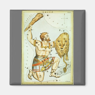 Imã Astronomia Celestial Vintage, constelação de Ór