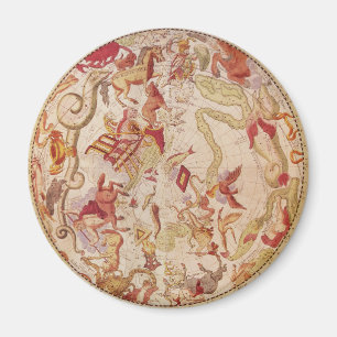 Imã Astronomia venenosa, mapa celestial de Carel Allar