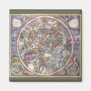 Imã Astronomia Vintage, Mapa de Constelações Cristãs