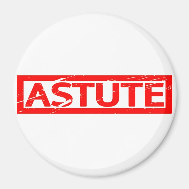 Imã Astute Stamp (Frente)