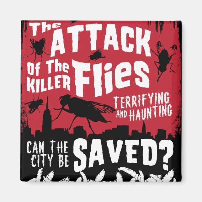 Imã Ataque de moscas! (Frente)