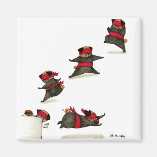 Imã Ataque de Ninja Pug Snack!