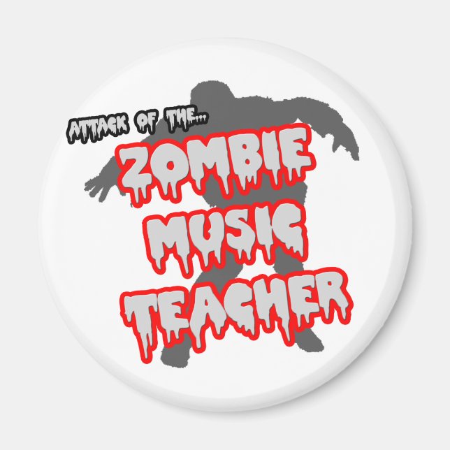 Imã Ataque do Professor de Música Zombie (Frente)