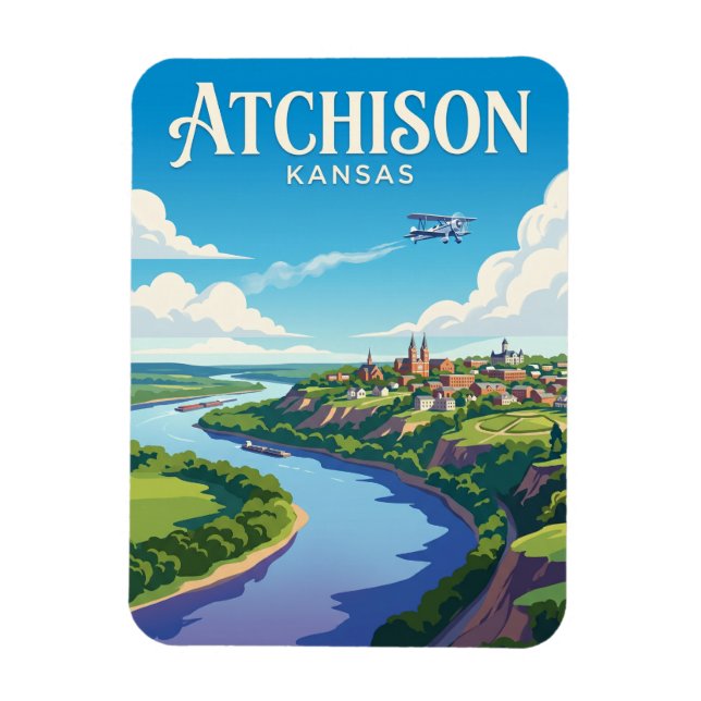 Ímã Atchison Kansas (Vertical)