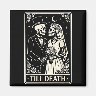 Imã Até a Morte Esqueleto Amor Casais Casamento Gótico
