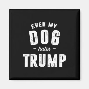 Imã Até meu cachorro odeia o anti-presidente Donald Tr