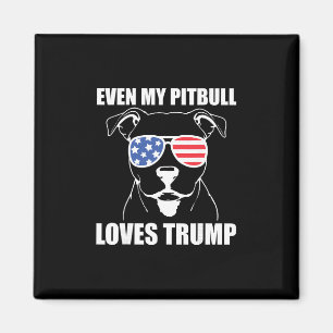 Imã Até meu pitbull ama Trump
