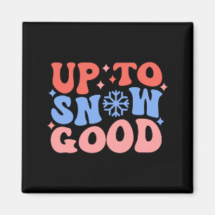 Imã Até neve diversão boa Design de Inverno