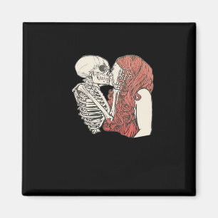 Imã Até que a Morte nos Separe Arte de Esqueleto Cláss