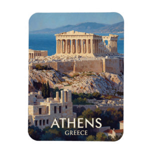 Ímã Atenas Grécia Acrópole Phenon Viagem