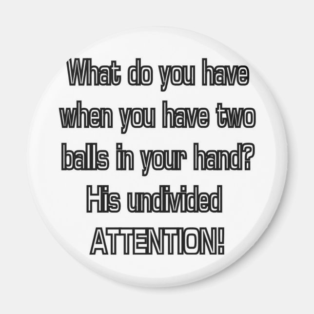 Imã atenção (Frente)