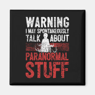 Imã Atenção à caça ao fantasma Investigador Paranormal