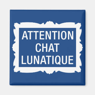 Imã Atenção Chat Lunatique