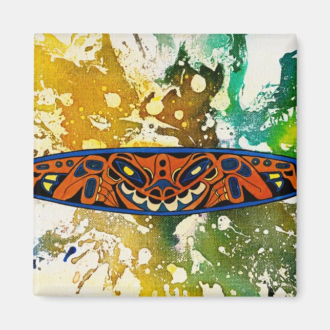 Imã Athabascan Totem por Michael Moffa (Frente)