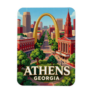 Ímã Athens Geórgia Viagem Cidade Universitária 🎓