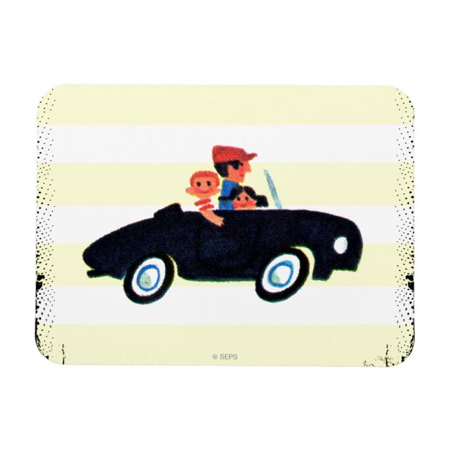 Ímã Atingindo a estrada 3 aberta (Horizontal)