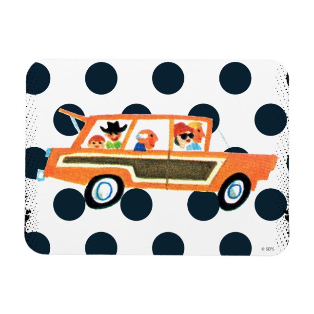 Ímã Atingindo a estrada aberta 4 (Horizontal)