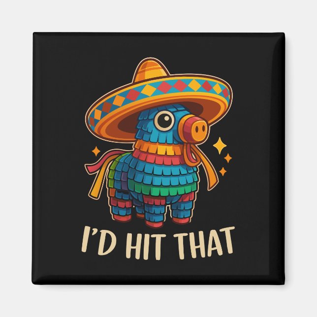 Imã Atingir Que Pinata Cinco De Mayo (Frente)
