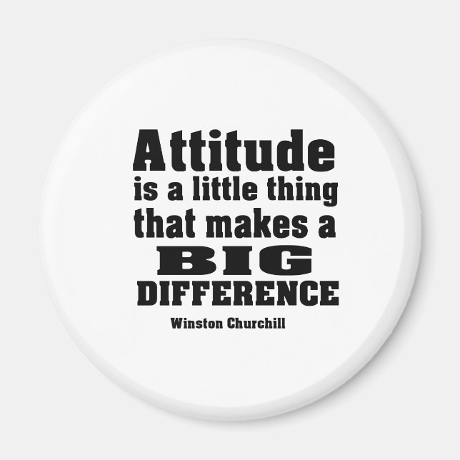 Imã Atitude faz grande diferença (Frente)