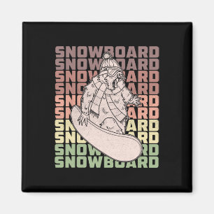 Imã Atividade Competitiva do Snowboard Skiing Snowboar