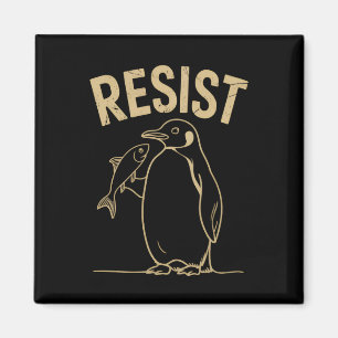Imã Ativismo de Resistência de Pinguins Protesto Vinta