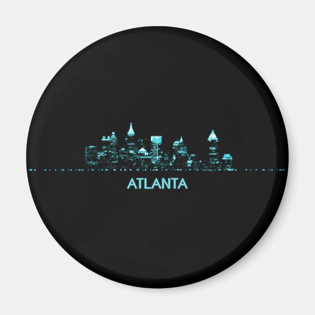 Imã Atlanta Skyline (Frente)