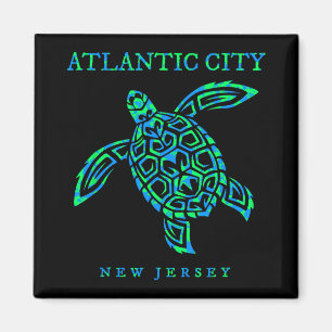 Imã Atlantic City Nova Jersey Tartaruga Meninos Menina