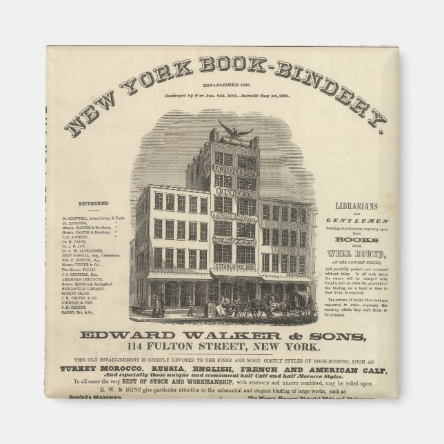 Imã Atlas Americano de Frontispiece Colton (Frente)