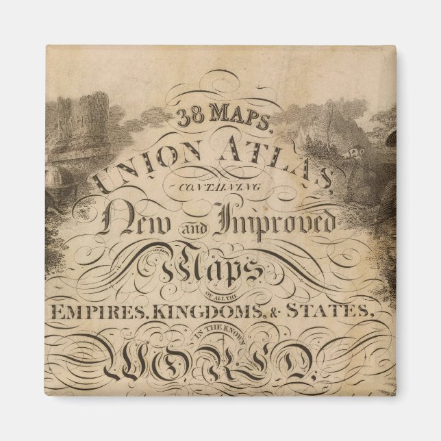 Imã Atlas da União da Página de Título (Frente)