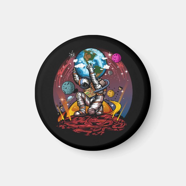 Imã Atlas Space Man (Frente)