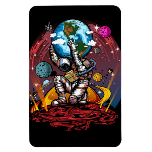 Ímã Atlas Space Man