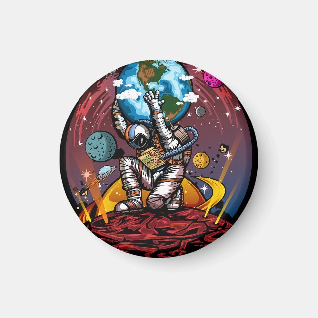 Imã Atlas Space Man (Frente)