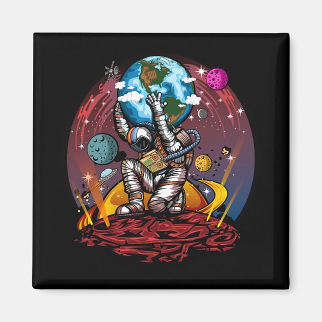 Imã Atlas Space Man (Frente)
