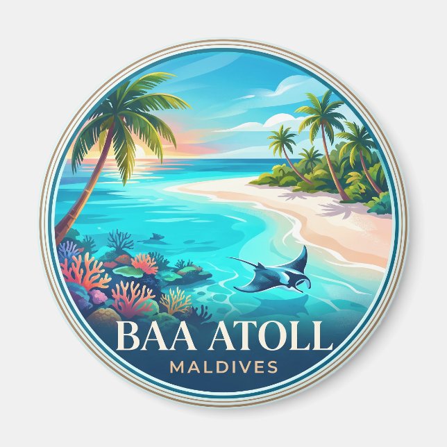 Imã Atol Baa Maldivas (Frente)