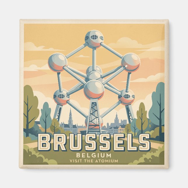 Imã Atomium Bélgica (Frente)