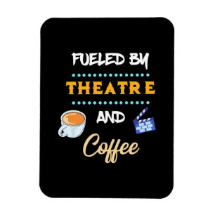 Ímã Ator Alimentado Por Café De Teatro