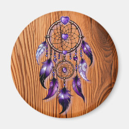 Imã Atrapasueños corazón de Amatista