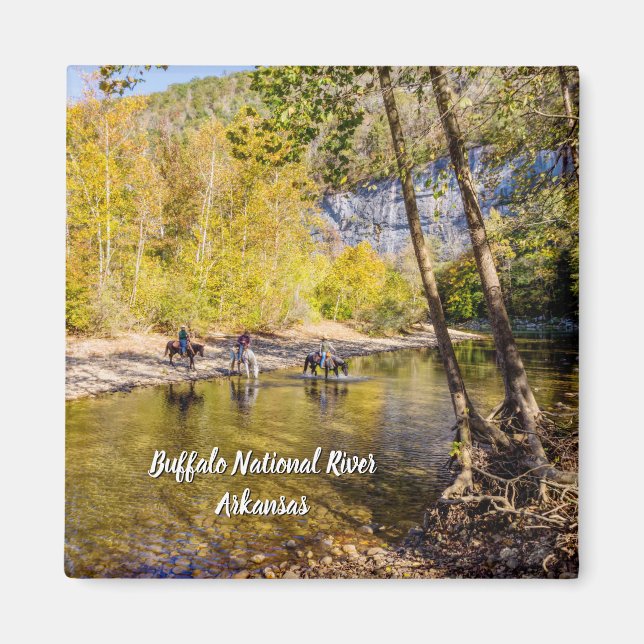 Imã Atravessando O Mó Da Praça Do Rio Buffalo (Frente)