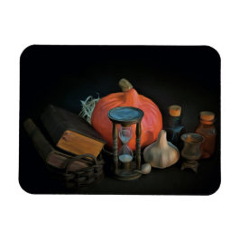 Ímã Atributos de Halloween de bruxa