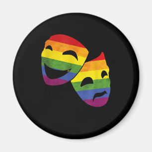 Imã Atriz de Ator da Fila LGBT Rainbow Teatral