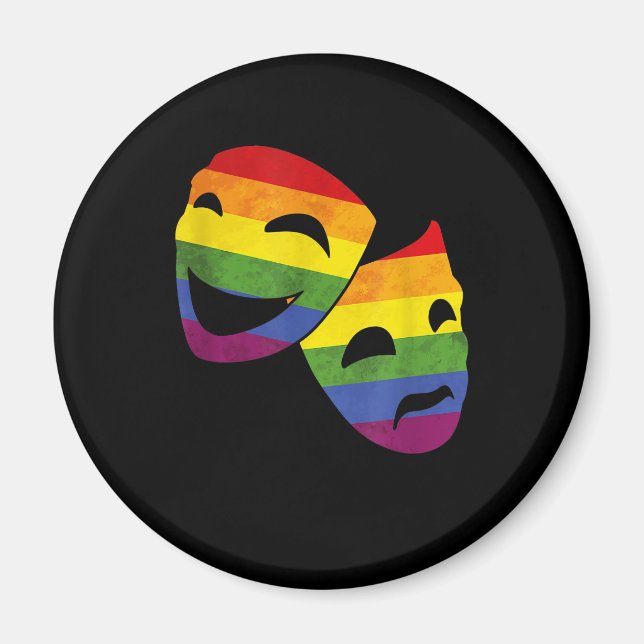 Imã Atriz de Ator da Fila LGBT Rainbow Teatral (Frente)