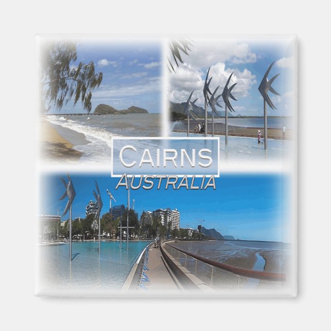Imã AU0106 Oceânia, Austrália, Cairns, frigorífico (Frente)