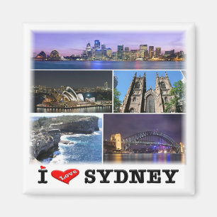 Imã AU * Austrália - Sidney - Mosaico